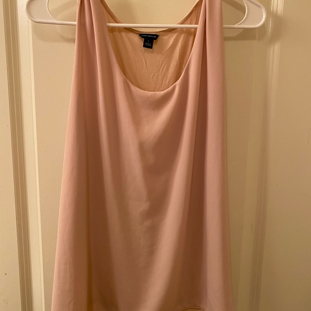Ann Taylor Mixed Jersey Tank